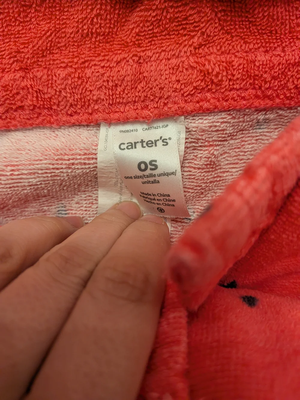 Carter's Pink Strawberry & Yellow Pineapple Hooded Pajama Sleep Sacks